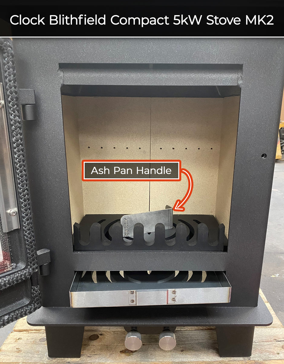 Ash Pan Handle Compact MK2 Clock Woodburners Spares & Accessories